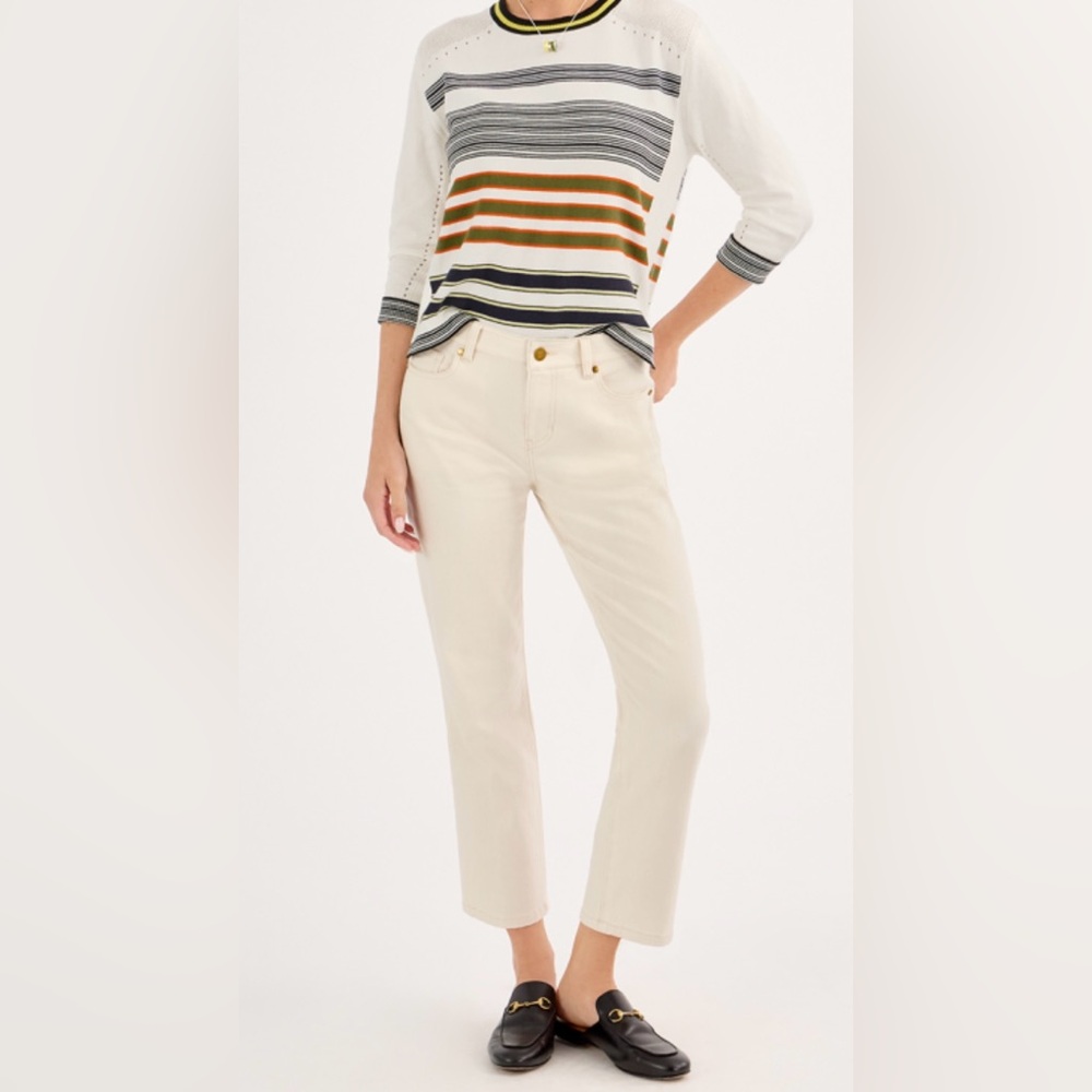 ☀️SALE☀️Cabi 2025 Women's ‘Soho’ Highrise, Slim fit, Straight Cropped Jeans.
